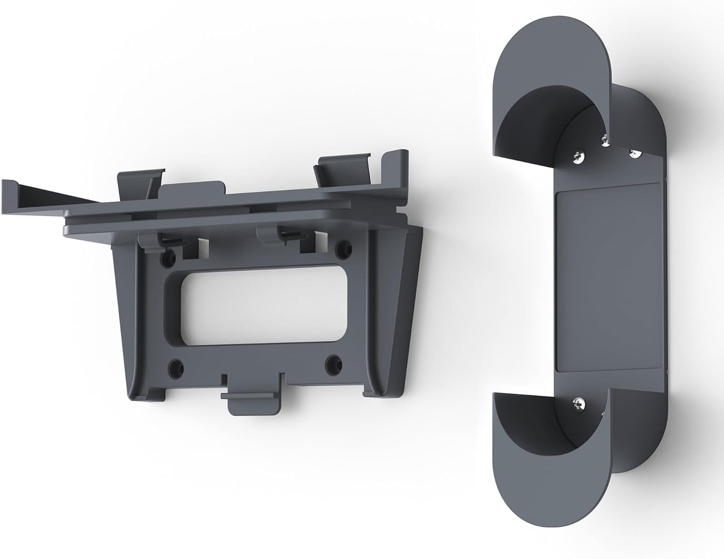 Starlink Gen 3 Router Mount 2 in 1, with Cable Caddy, Starlink Standard V3 Mesh Router and Star Link Gen 3 Power Supply Mounting Kit, Wall Holder Mesh Node Holder