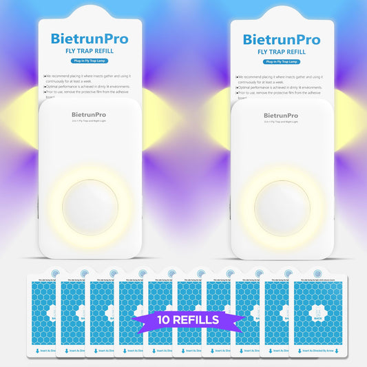 Fly Traps Indoors, Gnat Traps for House Indoor with Night Light, 3-in-1 UV/Blue/Yellow Light Plug-in Flying Insect Traps, Fruit Fly Killer, NAT Killer, Get Rid of Gnat Infestation