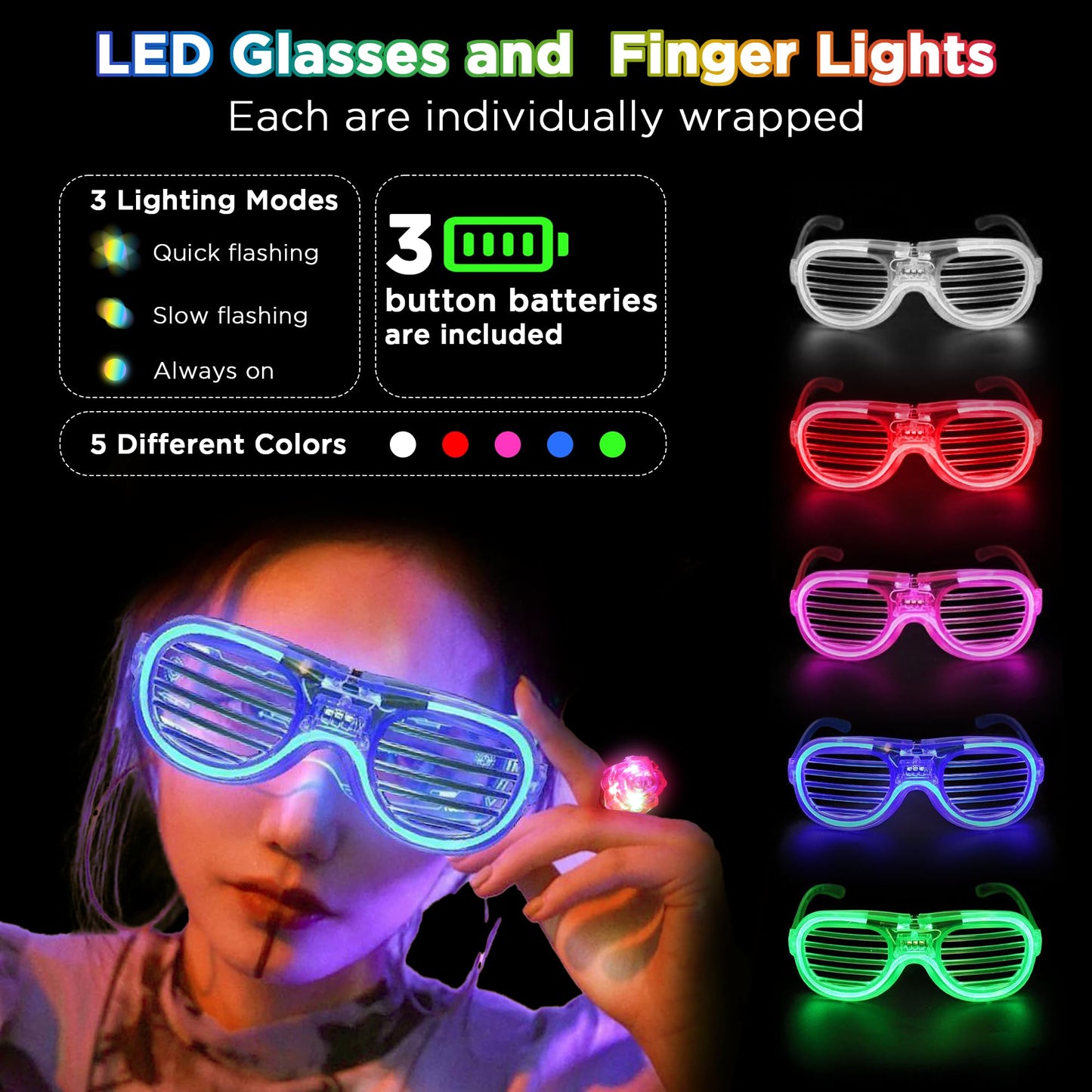 144 PCS Glow Party Supplies, Halloween Party Favor, 24 PCS Foam Glow Sticks,100 PCS Glow Sticks, Glow in the Dark Light Up Party Favors for Dance Floor, Birthday, Weddings Parties