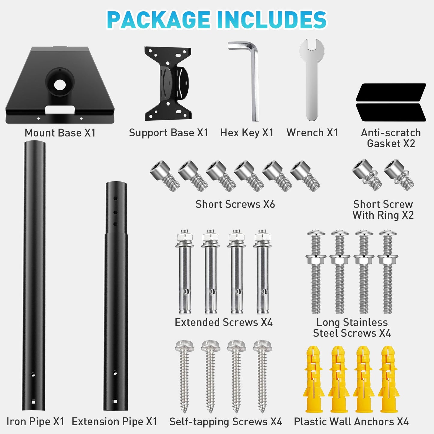 Gen 3 Starlink Mount, Include Starlink Gen 3 Pipe Adapter, Adjustable Starlink Gen 3 Mounting Kit for V3 Starlink Standard Dish, Zinc Alloy Starlink Gen 3 Mount