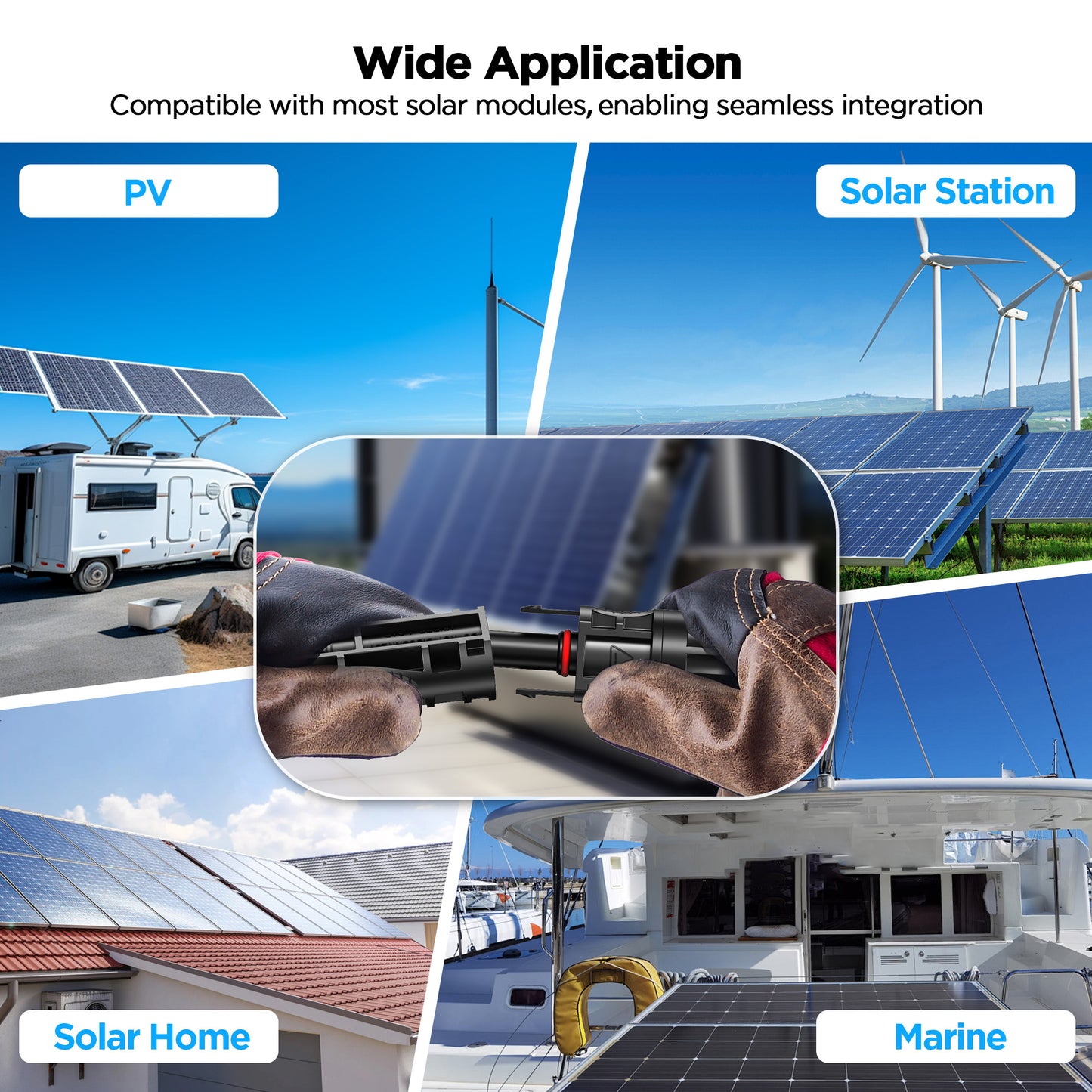 Mc4 to Xt60, 20FT Xt60 Connector Solar Charge Cable, 12AWG Pure Copper Solar Panel Mc4 to XT60 Extension Adapter Cable, Waterproof Connectors, for Solar Panel to Battery, RV, Portable Power Station