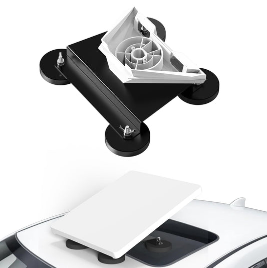 Starlink Mini Magnetic Roof Mount, Quick Release Starlink Mini Car Mounting Kit, Aluminum Alloy Roof Mount Kit for RV, Vans, Boat, Yachts, Trucks