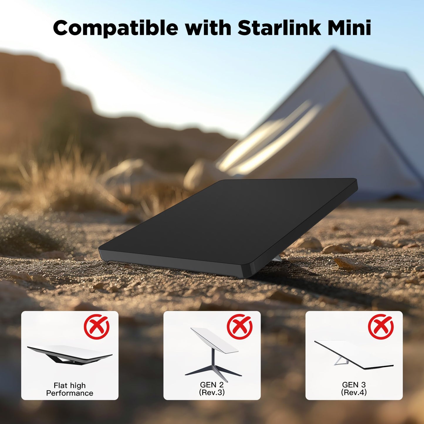 Starlink Mini Protective Case Silicone Cover, Liquid Silicone Case for Starlink Mini Satellite Dish, Waterproof Starlink Accessories Full Cover Shell with Anti-Scratch Protection