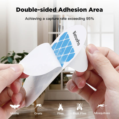 Fly Trap Refill Cartridges BietrunPro, 10 Pack, Indoor Plug-in Fly Trap Refill Pack of Glue Cards Replacement, Sticky Refillable Glue Boards, Indoor Fly Traps Refill Kit(for FCZZ-01)