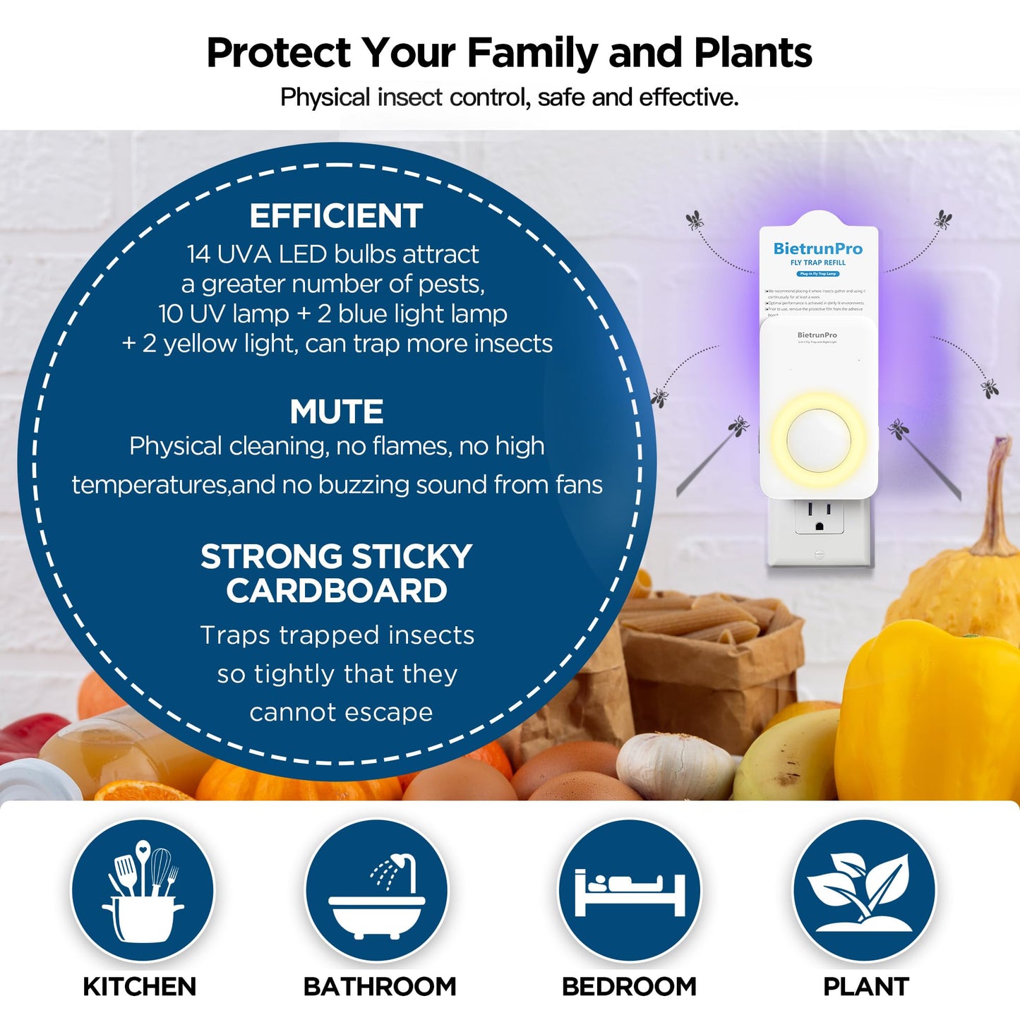 Fly Trap Refill Cartridges for BietrunPro MK88A, MK88B, 10 Pack