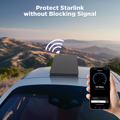 Starlink Mini Protective Case Silicone Cover, Liquid Silicone Case for Starlink Mini Satellite Dish, Waterproof Starlink Accessories Full Cover Shell with Anti-Scratch Protection
