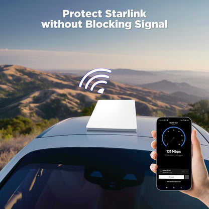Starlink Mini Protective Case Silicone Cover, Liquid Silicone Case for Starlink Mini Satellite Dish, Waterproof Starlink Accessories Full Cover Shell with Anti-Scratch Protection