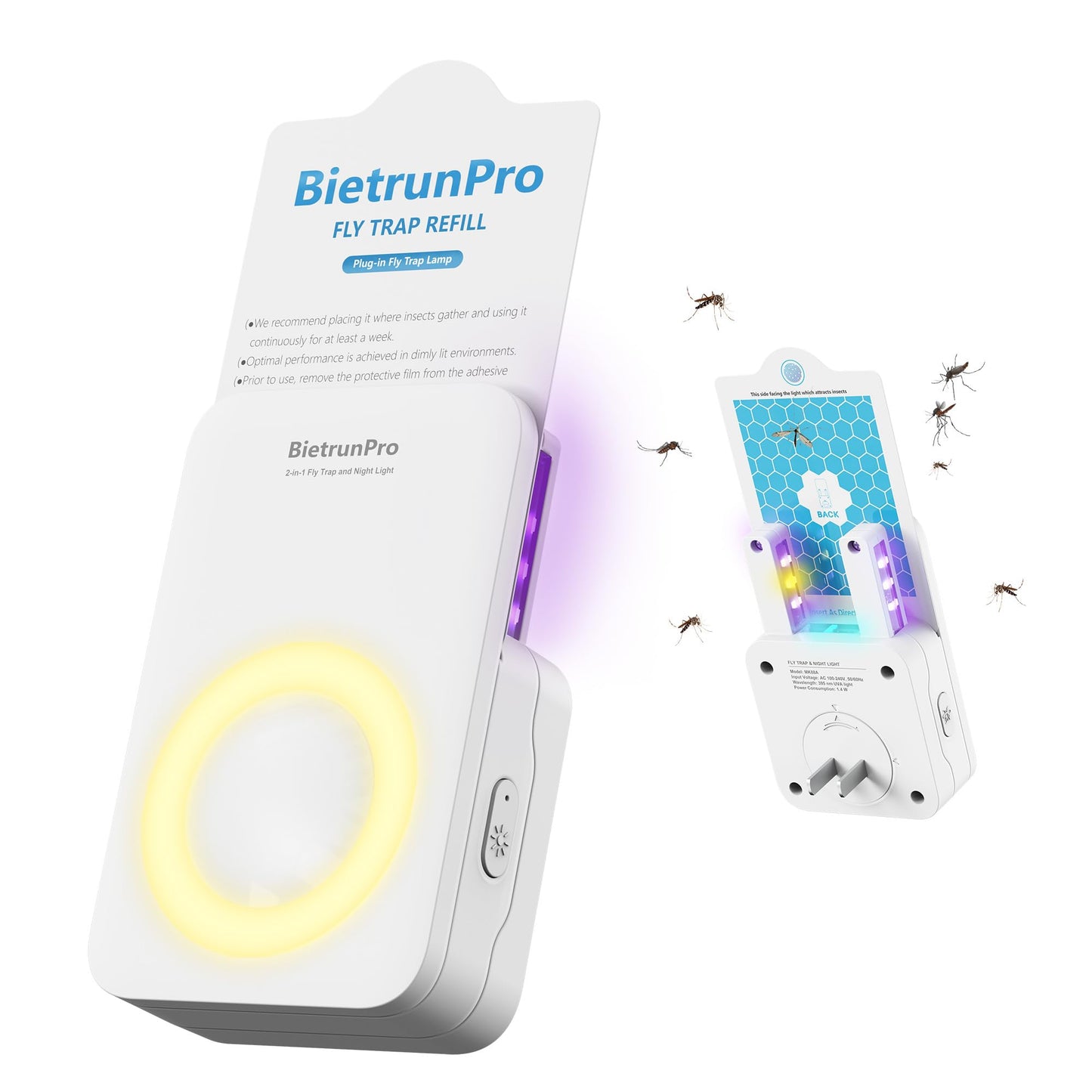 Fly Trap Refill Cartridges for BietrunPro MK88A, MK88B, 10 Pack