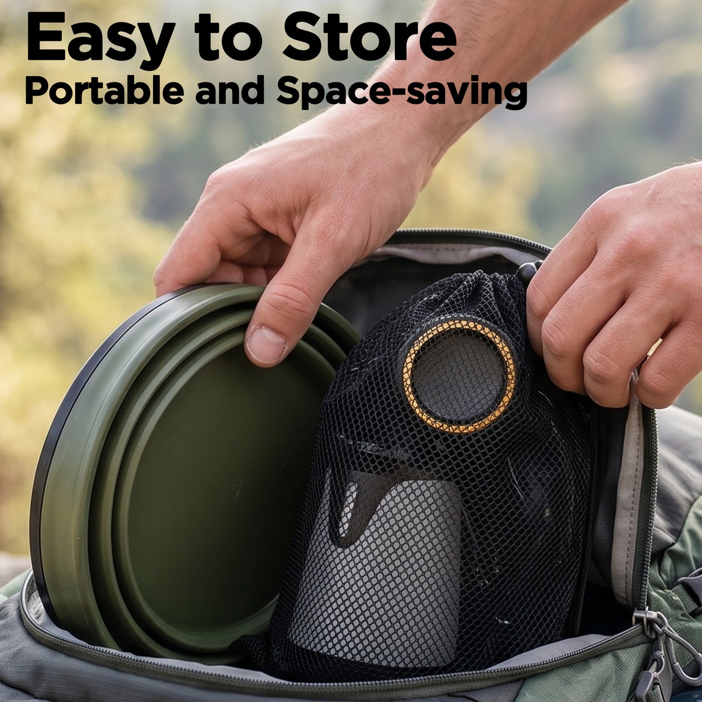 Camping Shower Kit with 6.6 Gal Foldable Bucket, 8000mAh Rechargeable Camp Shower Pump(Sustainable 13-Bucket Bath), 3-Mode Adjustable Shower Head, Portable Shower Kit for Travel, Camping, Pet, Car